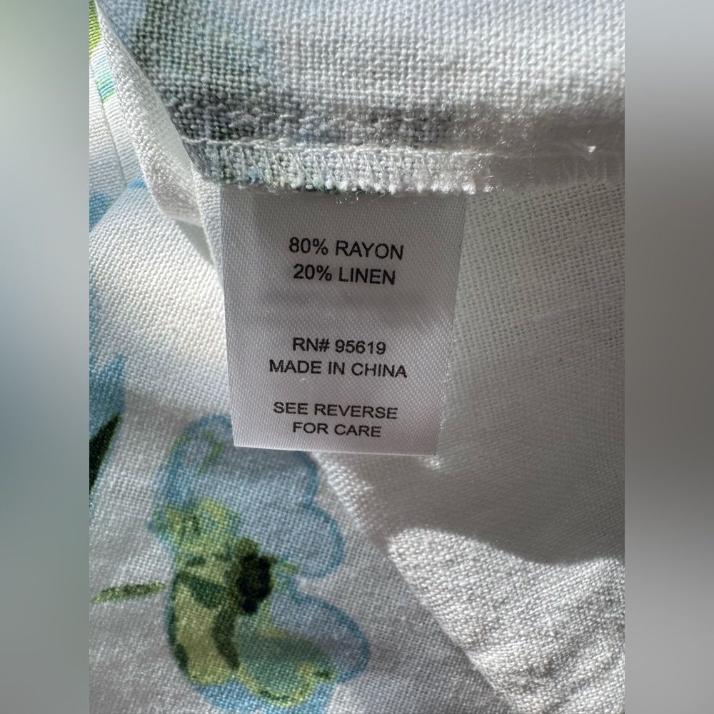 New with tags! Fever “Sky Blue Caked Linen Tier” dress! - Picture 13 of 14
